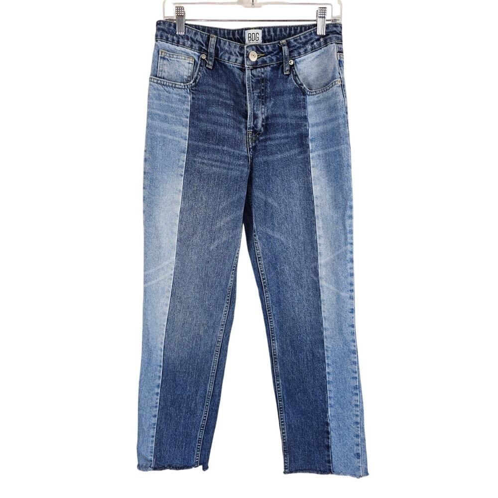 BDG Urban Outfitters Jessye Button Up Boheimian Two Tone Women's Jeans 28